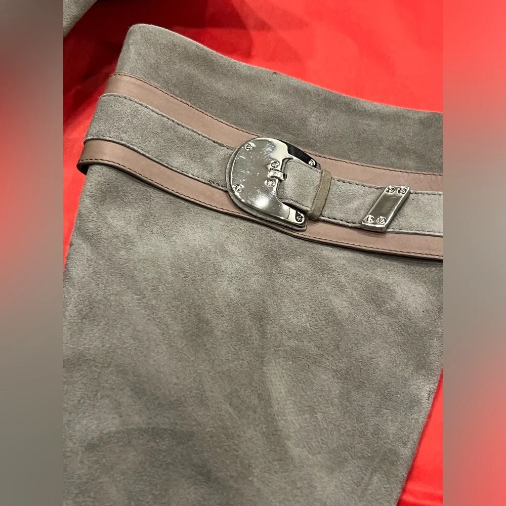 Cole Haan suede boots gray size 9.5 - Picture 4 of 9